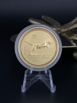 Tiger Lunar I 1 oz Chine Australie Or Pièce d'or Image 3a