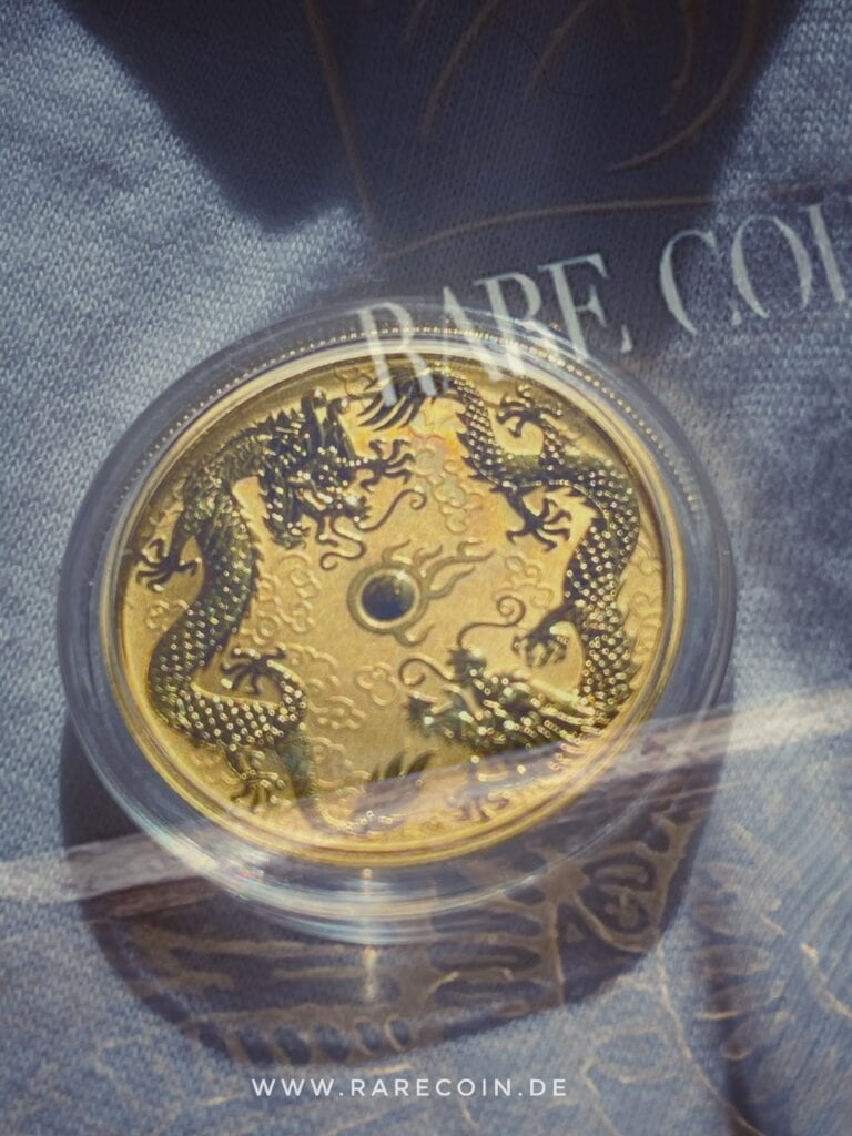Moneda de oro Dragon and Dragon Perth Mint 2020 de 1 oz
