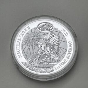 Moneta d'argento Nautical Rwanda 2020 Mayflower 1oz
