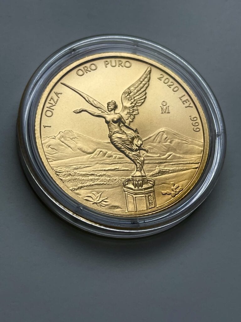 Золотая монета Либертад 2020 1 унция Мексика