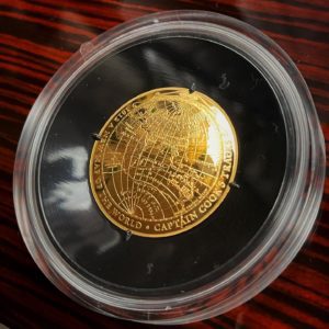 A New Map of the World 1812 Gold RAM 1oz 2018