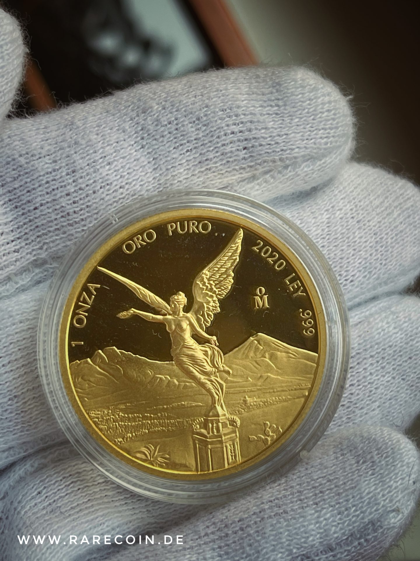 Moneda de oro Libertad Proof 2020 1oz México