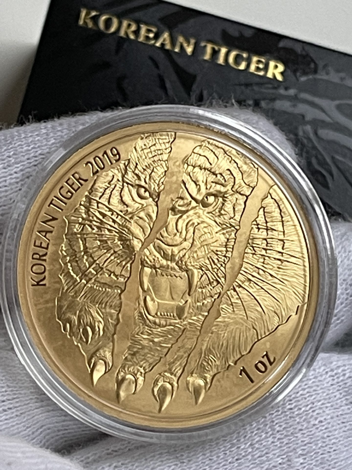 Südkorea – Koreanischer Tiger 2019 – 1 Oz Gold