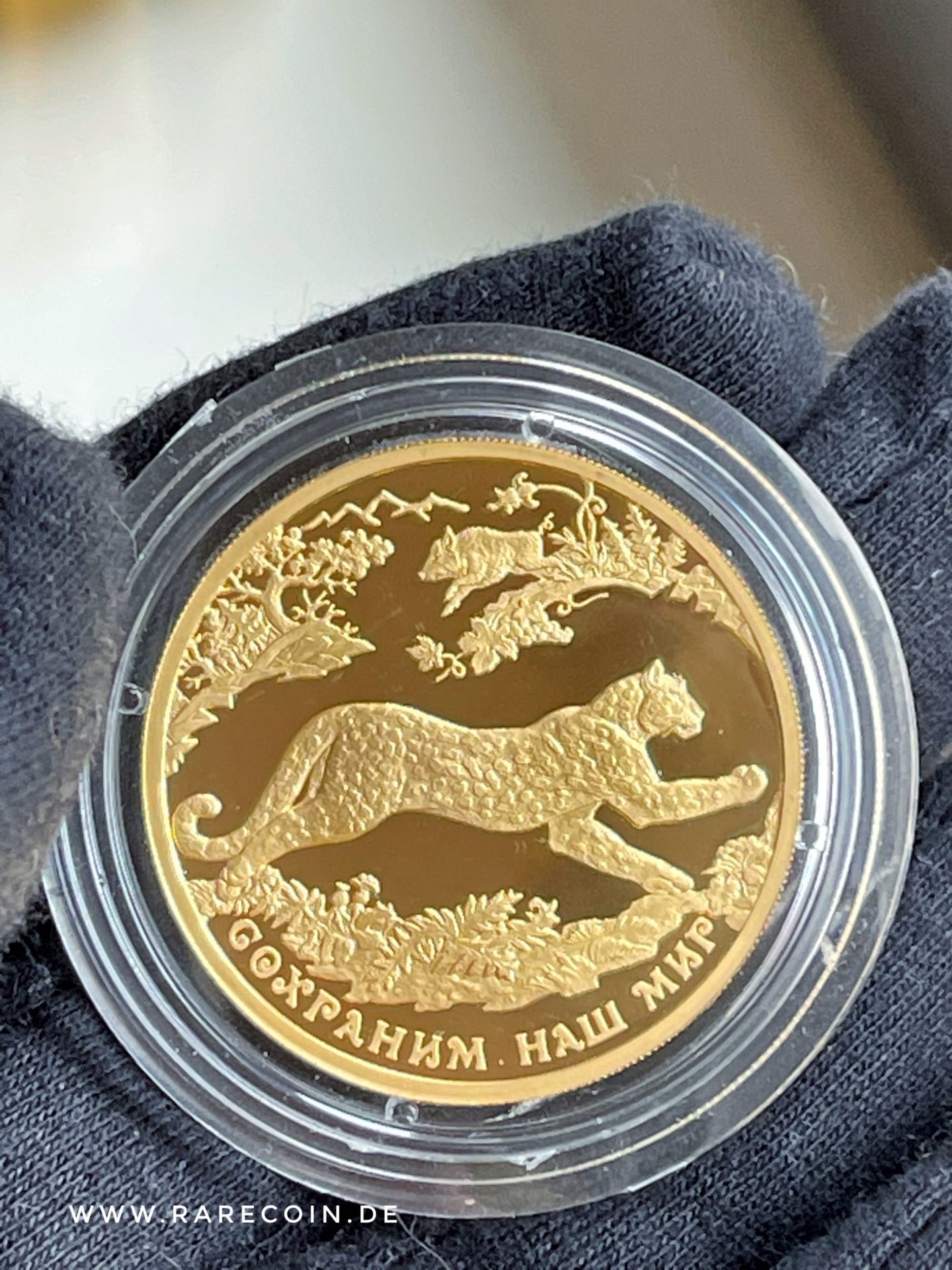 200 roubles 2011 Pièce d'or Léopard Russie