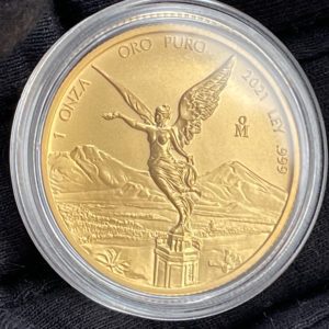 Libertad 1 унция Золото 2021 Мексика
