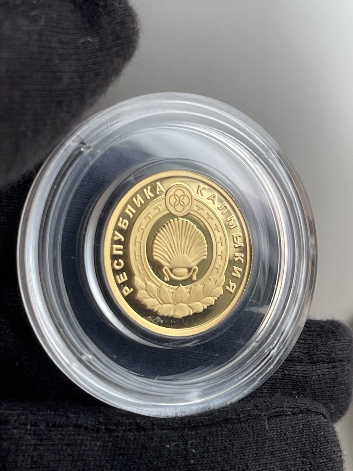 50 Gold Rubel Kalmykien 2009