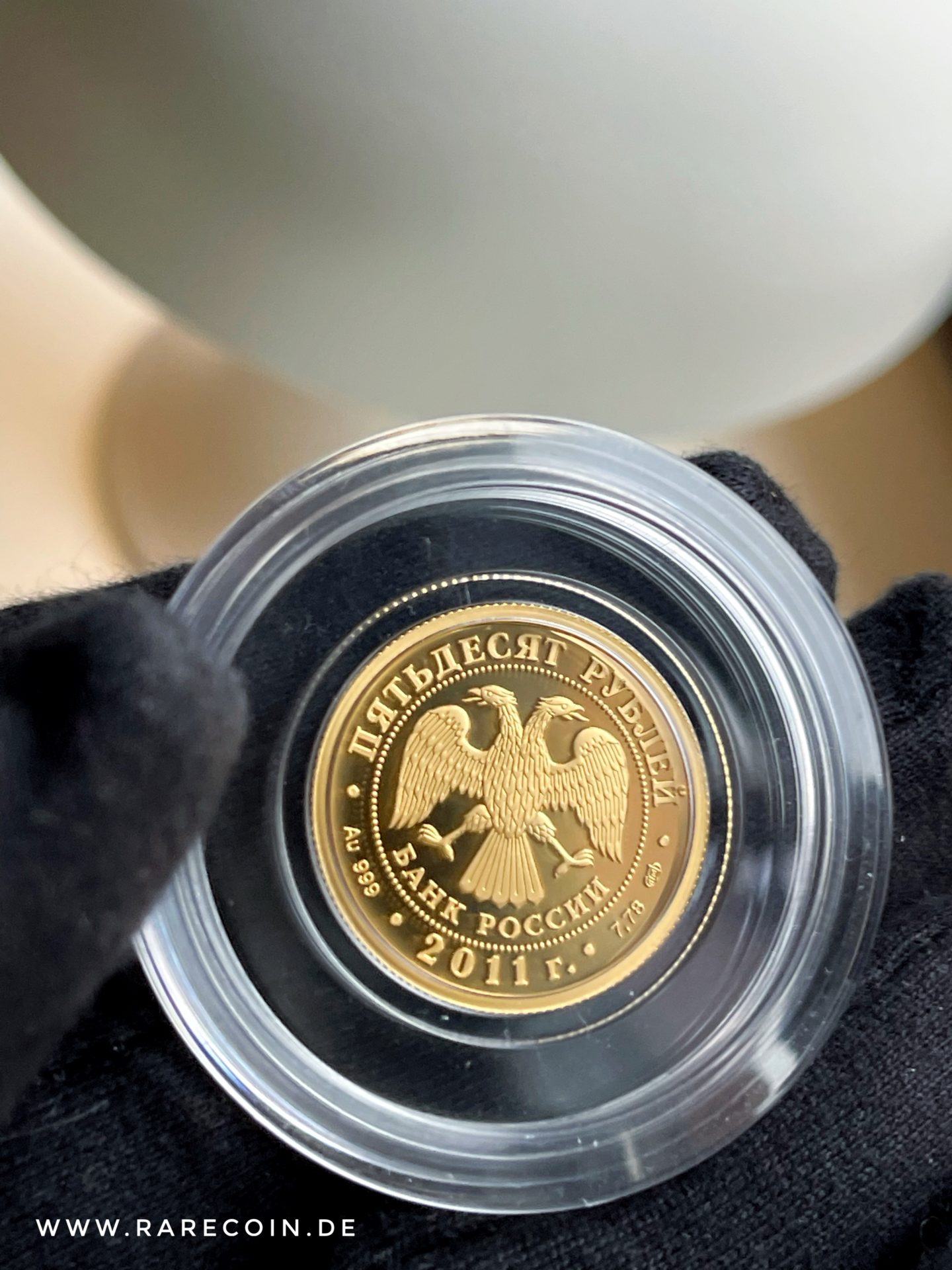 50 Gold Rubel 2011 170 Jahre Sberbank