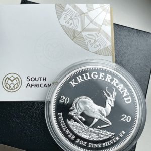 Krugerrand 2 onces 2020 Argent