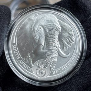 Big Five Elefant 2021 1oz Silber