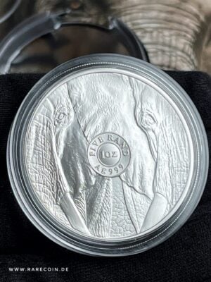 Big Five 2021 大象 1oz silber_6 Big Five Elephant 2021 1oz 银
