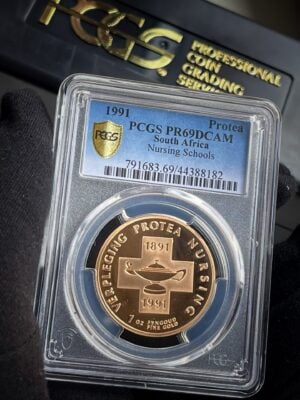 protea-1991-1oz-pcgs-pr69-dcam_1 Protéa 1991 1oz PCGS PR69DCAM