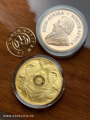 Big Five Loewe 2022 金色私人套房套装kruegerrand_3 Big Five Lion 2022 Privy 套装 Krugerrand 金牌