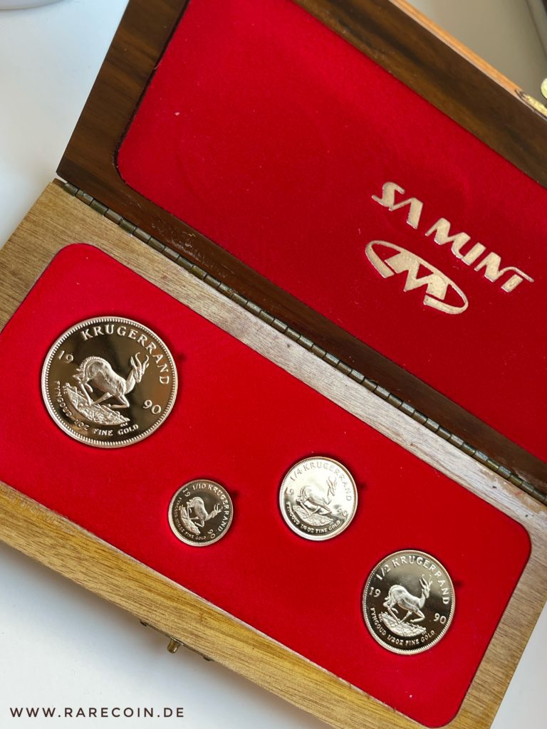 克鲁格兰集选集1990 4枚硬币