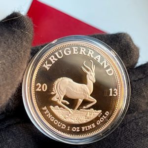 Pièce d'or de qualité épreuve numismatique Krugerrand 2013 de 1 once
