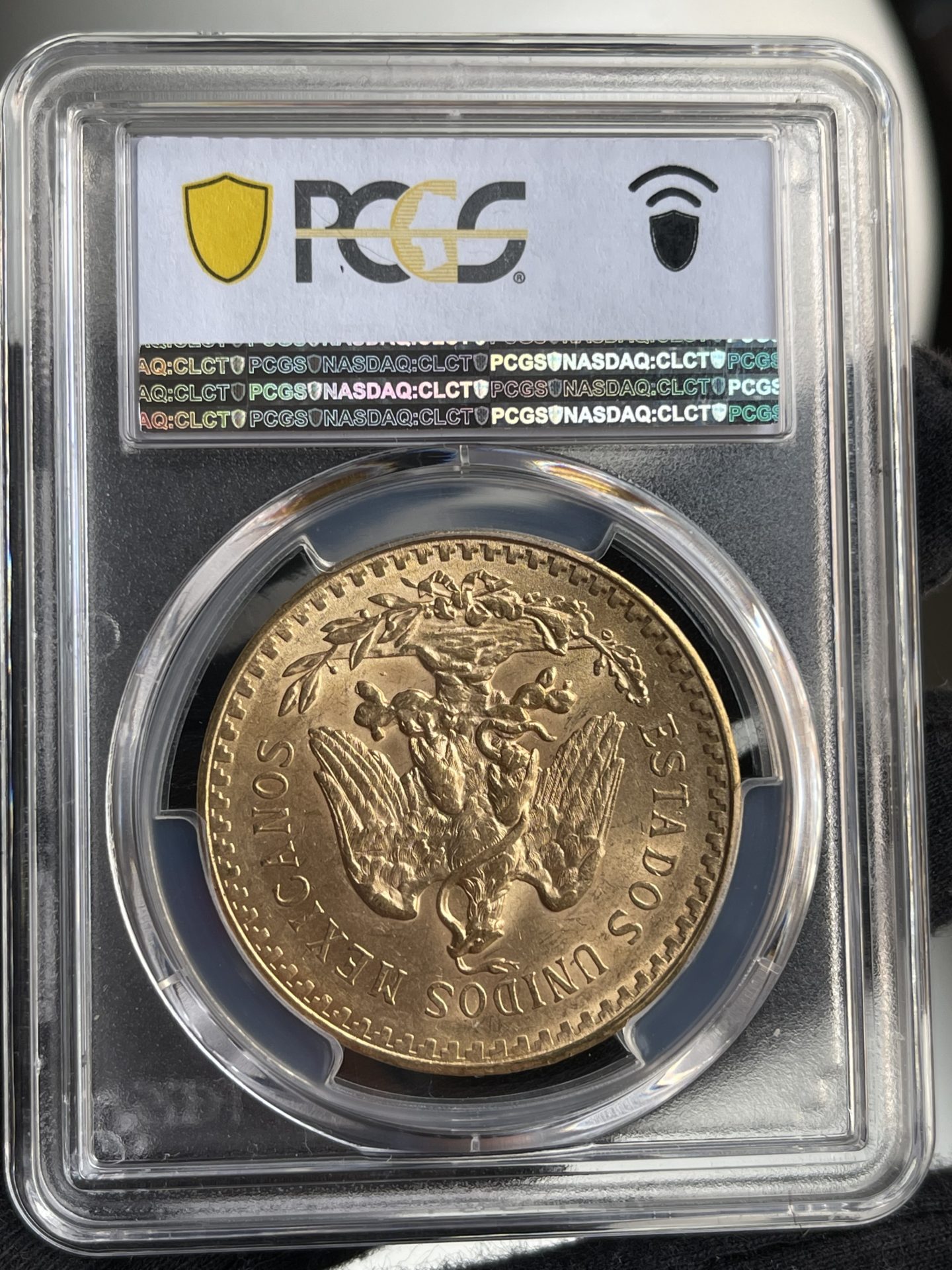 50 Pesos 1924 Centenario Gold