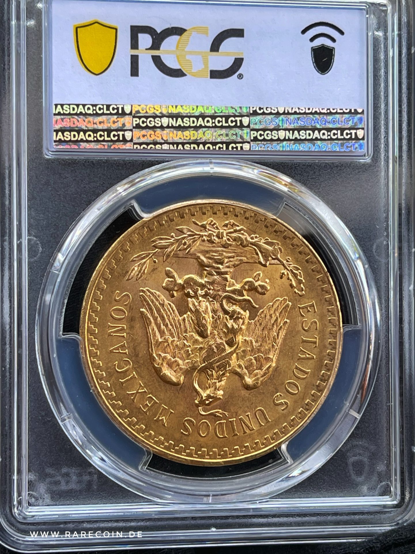50 песо 1927 года, золото Centenario
