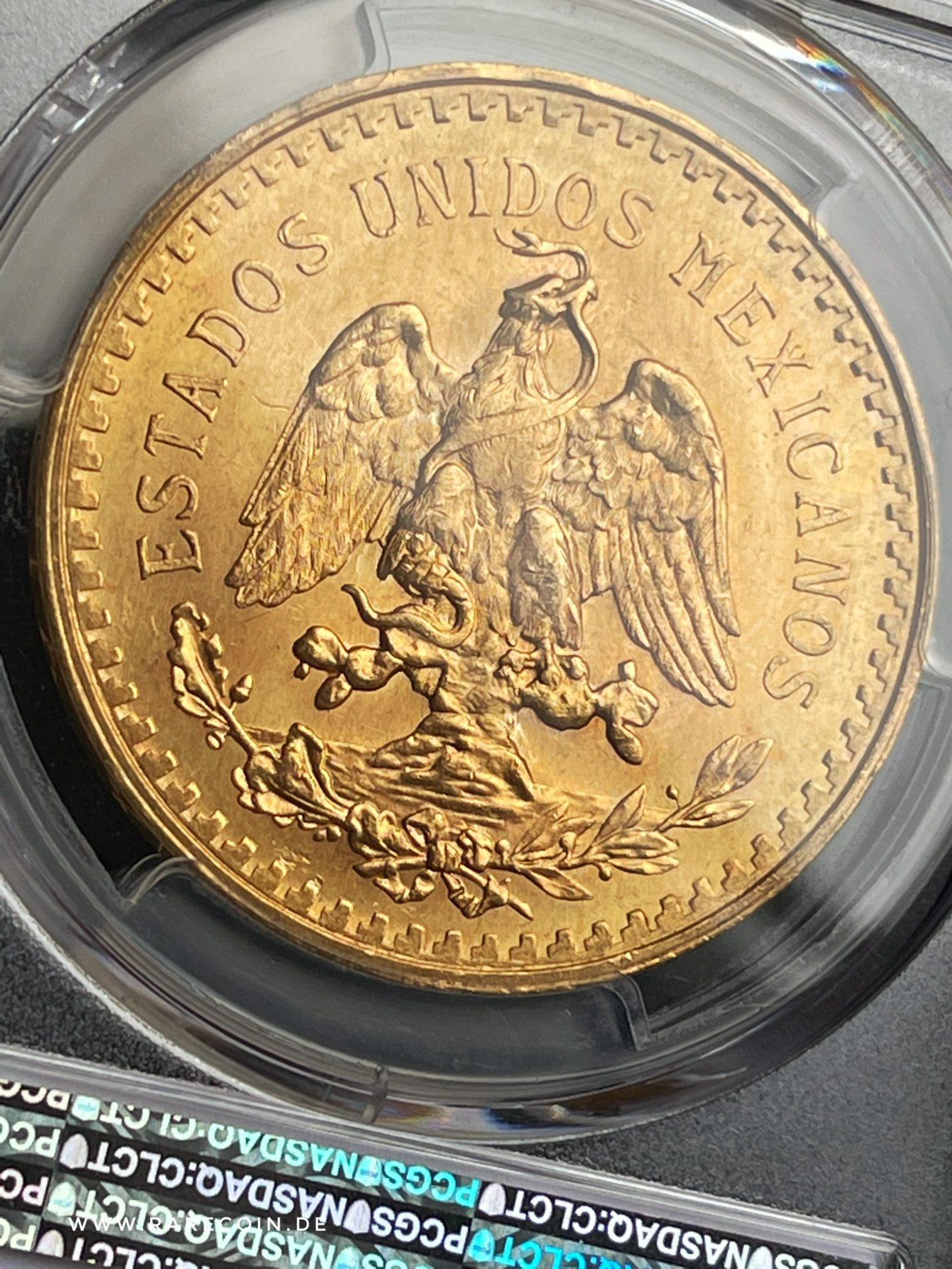 50 Pesos 1945 Centenario Gold
