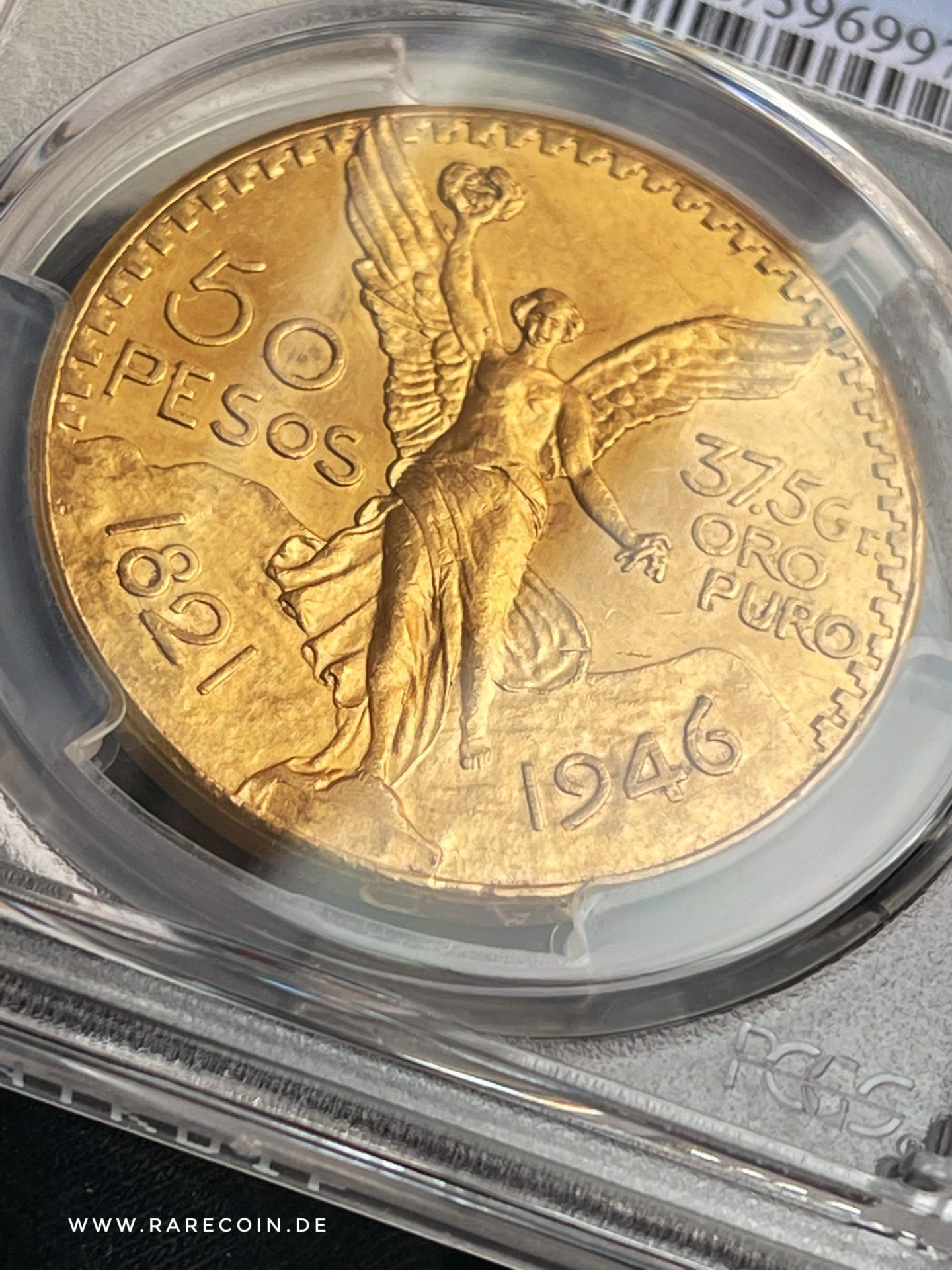 50 pesos 1946 centenario oro