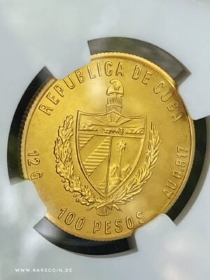 100比索-圣诞老人玛丽亚-1981-古巴-NGC-MS69-010_1 100比索 古巴 圣玛丽亚 1981