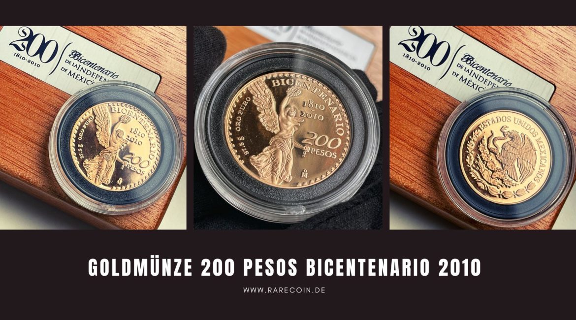 Двухсотлетие 200 песо Мексика 2010 г.