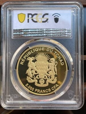 非洲-狩猎-洛维-2018-PCGS-PR69-dcam_5 非洲狩猎狮2018 PCGS PR69 DCAM