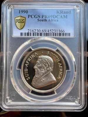 克鲁格兰1990年PF69 DCAM