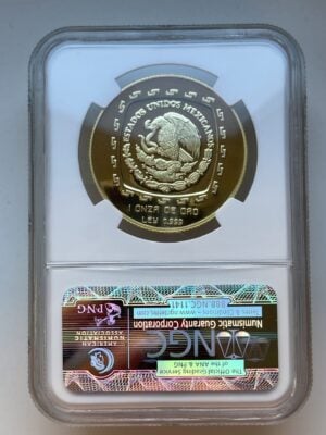 100比索-墨西哥-萨切尔多特-1996-NGC pf69ucam_4 100比索墨西哥 Sacerdote 1996 NGC PF69 UCAM