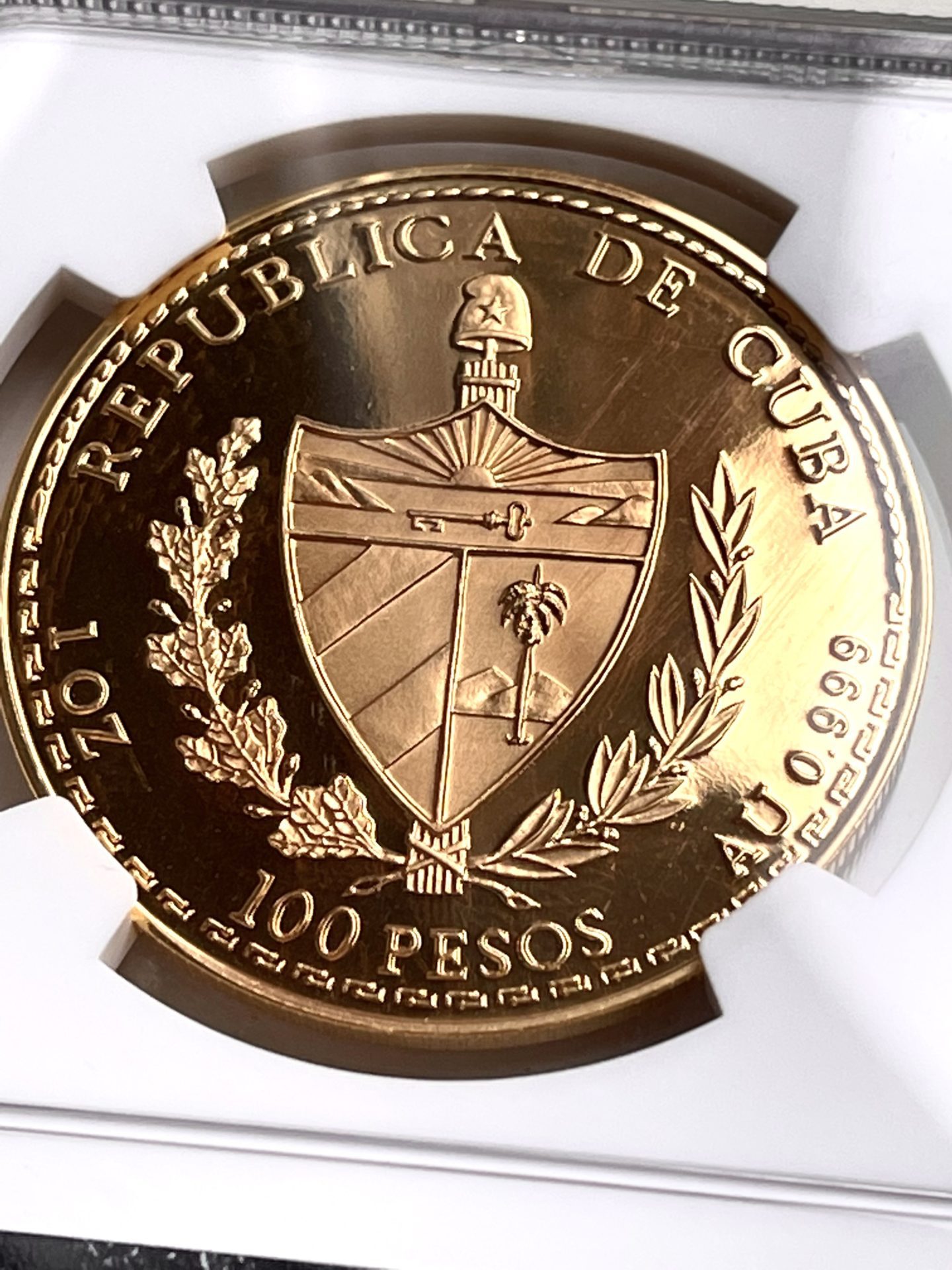 Cuba 100 Pesos 1991 Hatuey NGC PF68 UCAM