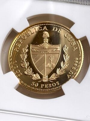 古巴-50比索-1991-哈图伊-NGC-PF68-ucam_3 古巴 50比索 1991 Hatuey NGC PF68 UCAM