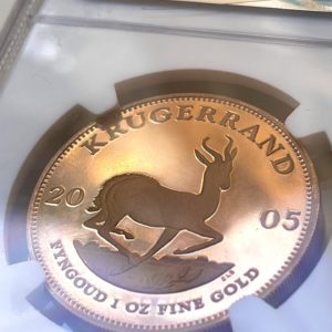 Крюгерранд 2005 года пруф 1 унция золота