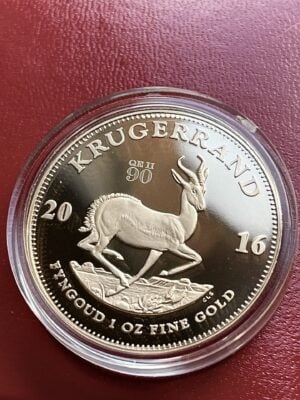 Krugerrand 2016 Queen Elizabeth II. 90 anni di gradazione