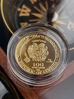 Армения-Арке-Ной-2017-1g-proof-gold_2 Армения Ноев Ковчег 2017 1г Проба Золото