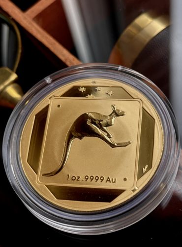 Australia Kangaroo Roadsign 2013 1 oz d'oro