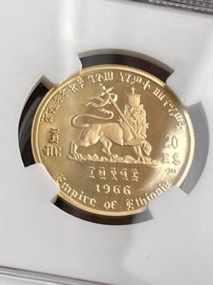 aethiopia-haile-selassie-20-dollar-1966-ngc-pf69-ultra-cameo_4 Ethiopia – Haile Selassie – 20 Birr – 1966 – NGC PF69 Ultra Cameo