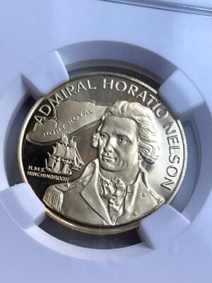 Jamaïque Amiral Nelson 100 Dollars 1976 NGC PF69 UCAM