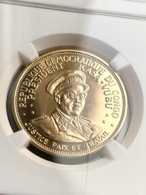 刚果-50法郎-1965-5年-独立-NGC-pf66_3 刚果 – 50法郎 – 1965年 – 独立5年 – NGC PF66