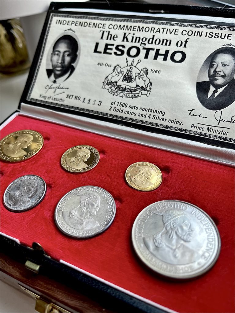 Памятный набор Независимости Лесото 1966 г.