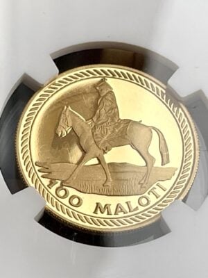 莱索托-莫舒霍-II-独立-100-马洛蒂-1976-NGC-PF68-超cameo_4 莱索托 – 莫舒霍 II – 100 马洛蒂 – 1976 – NGC PF68 超级客串