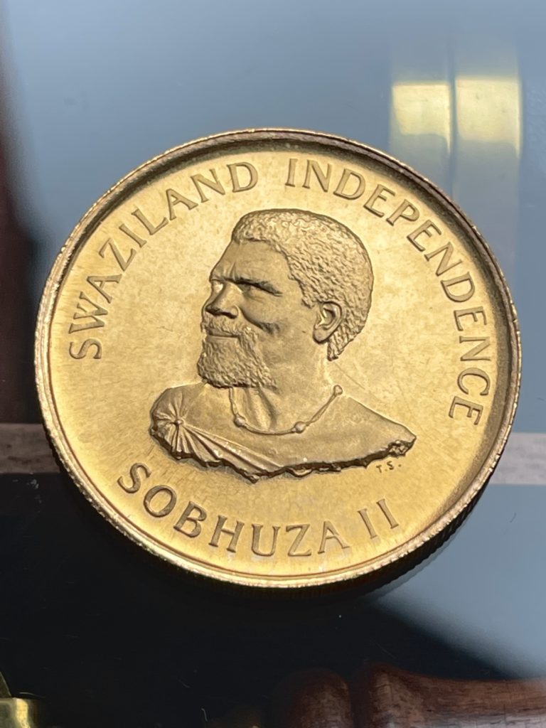 Swaziland 1968 1 Lilangeni Sobhuza II - Questione di indipendenza