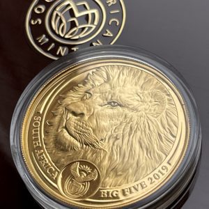 Big Five Lion 2019 1oz Gold