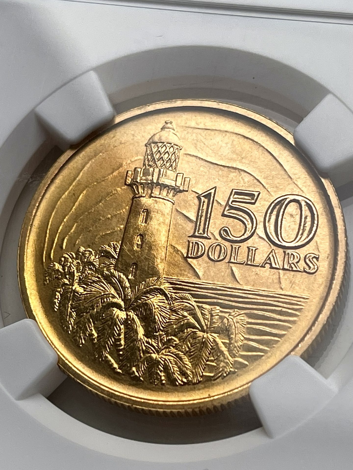 Singapur – 150 Dollars Founding of Singapore – Gold – NGC MS66