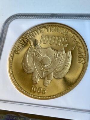 100法郎-尼日尔-1968-迪奥里-哈马尼-NGC-PF64-ucam_4 100法郎尼日尔 1968年 NGC PF64 Ultra Cameo