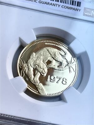伯利兹 – 250 美元 – 捷豹 – NGC PF69 超级客串