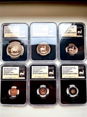 Coffret prestige Krugerrand 2017, première édition du 50e anniversaire