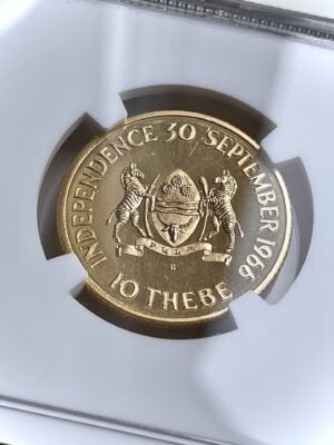 博茨瓦纳-1966-10-底比金-NGC-ms67_3 博茨瓦纳 1966 10 底比金 NGC ms67