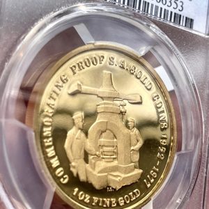 ЮАР 1977 25 лет юбилейные золотые монеты пруф PCGS PR 69 DCAM