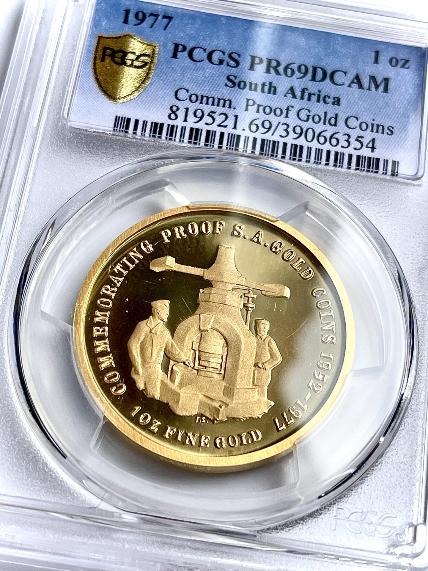 South Africa 1977 25 years commemorative proof gold coins PCGS PR 69 DCAM