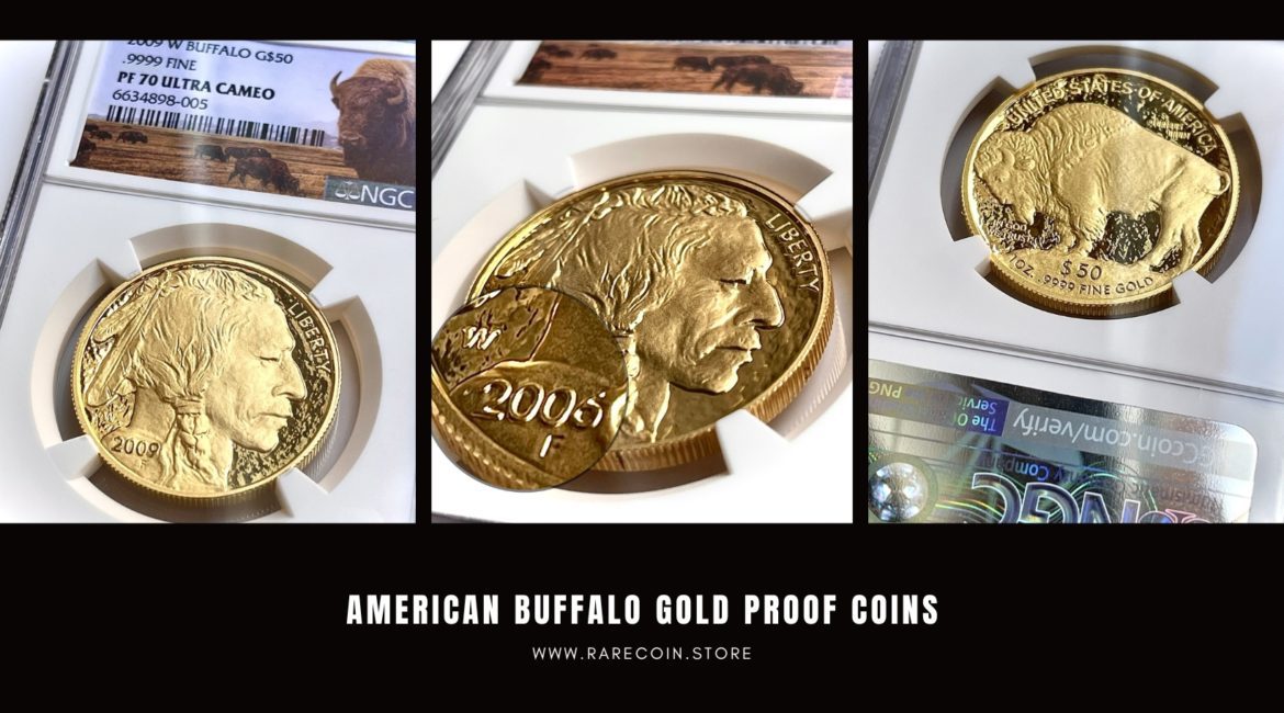 American Buffalo Gold Proof-Münzen