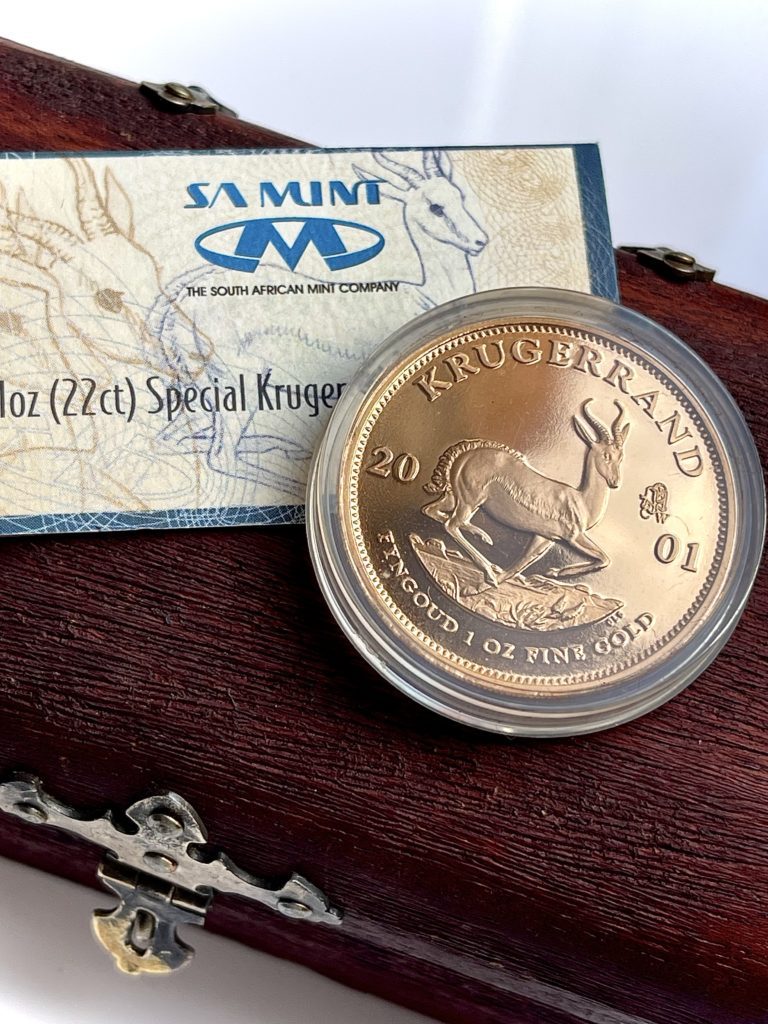 Sudáfrica Krugerrand 2001 Mintmark coinworld