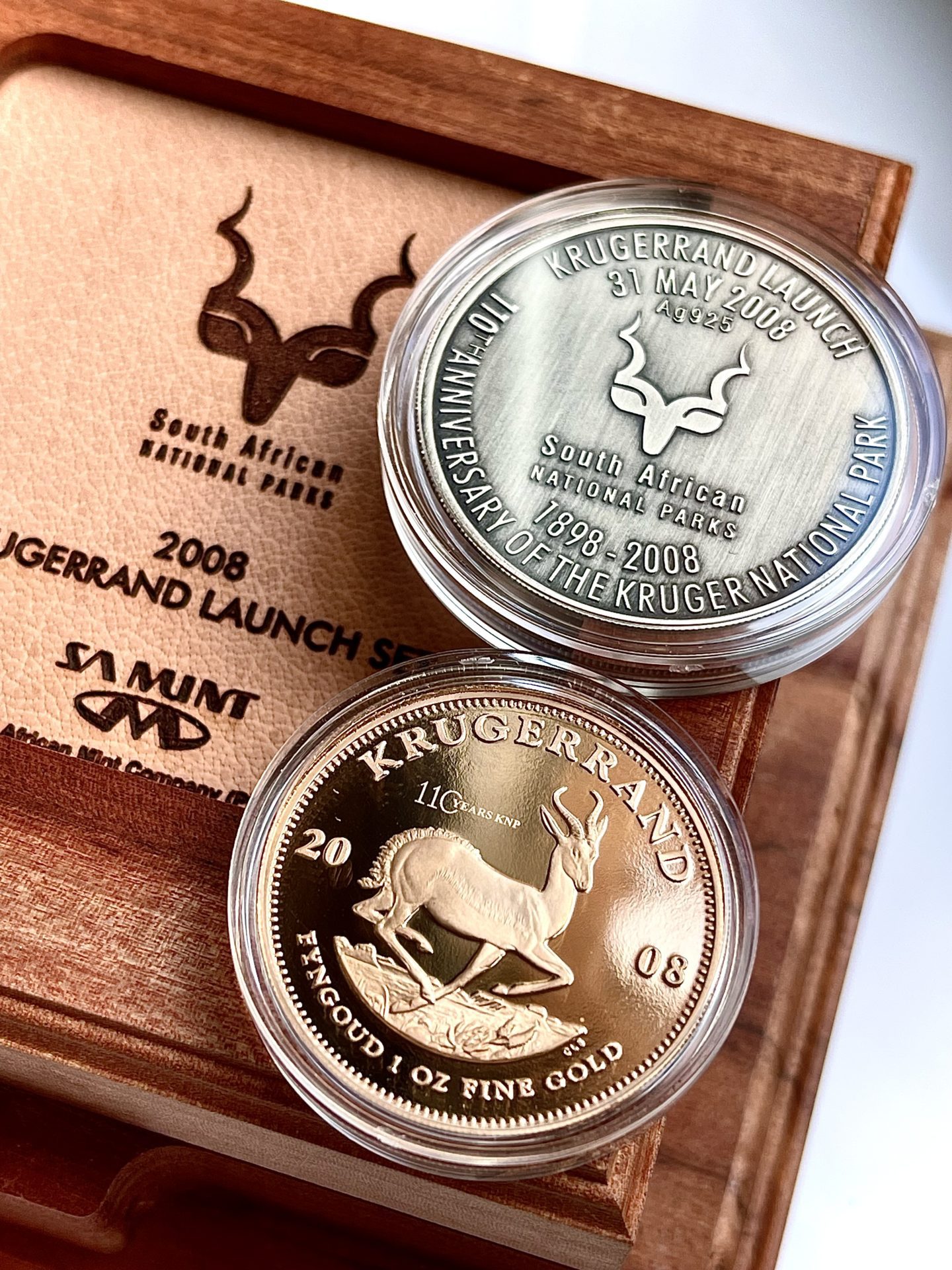 South Africa Krugerrand 2008 Mintmark 110 years KNP
